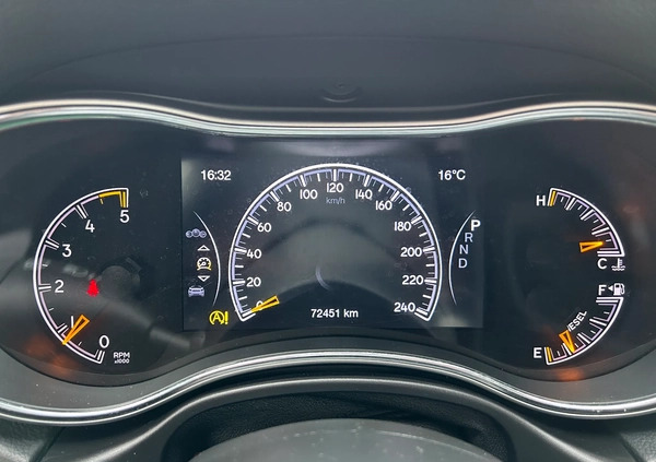 Jeep Grand Cherokee cena 129900 przebieg: 72000, rok produkcji 2018 z Kalwaria Zebrzydowska małe 172